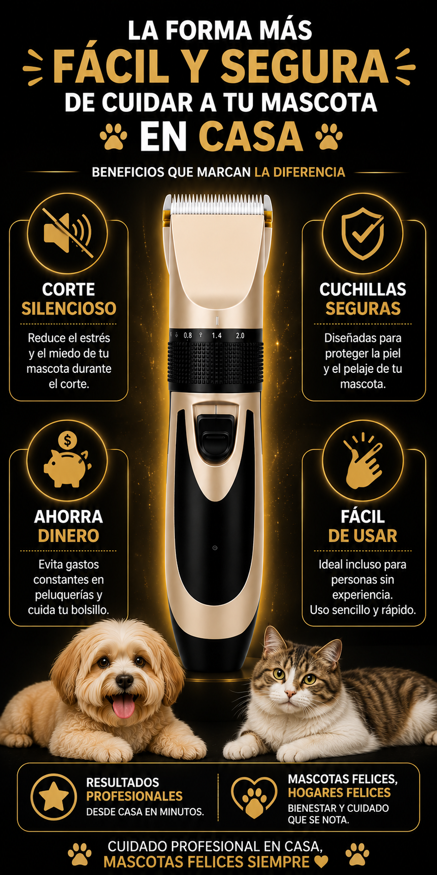 PetGroom Pro | Máquina Profesional para Mascotas