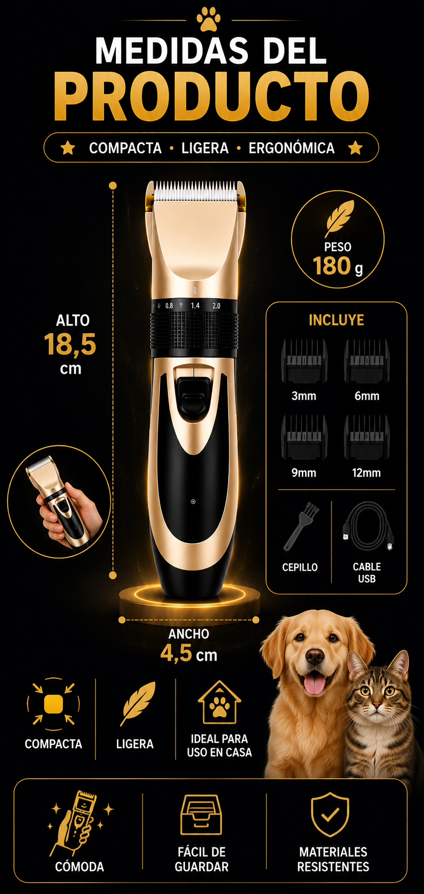 PetGroom Pro | Máquina Profesional para Mascotas