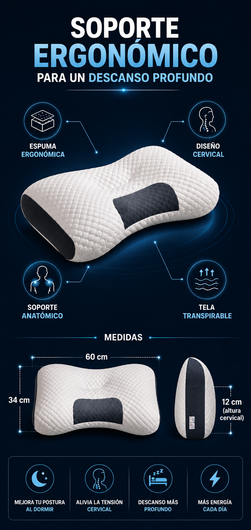 Almohada Ortopédica DreamCloud